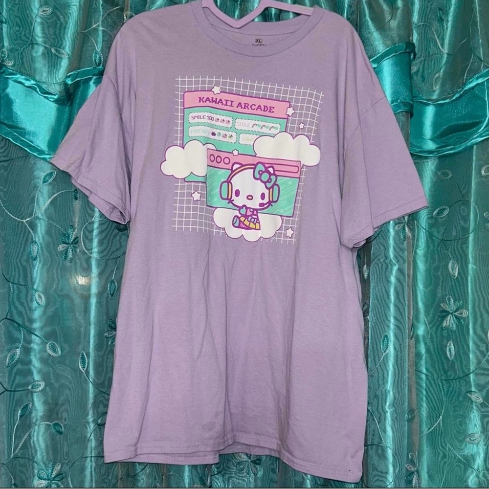 Lilac hello kitty T-shirt